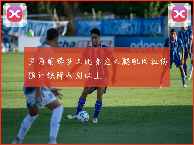 罗马前锋多夫比克左大腿肌肉拉伤预计缺阵两周以上